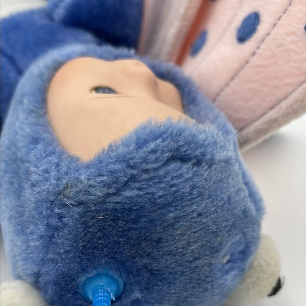 Vintage 2002 Geppeddo Cuddle kids Bethany plush Blue and Pink Butterfly